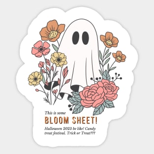 Boo sheet halloween Sticker